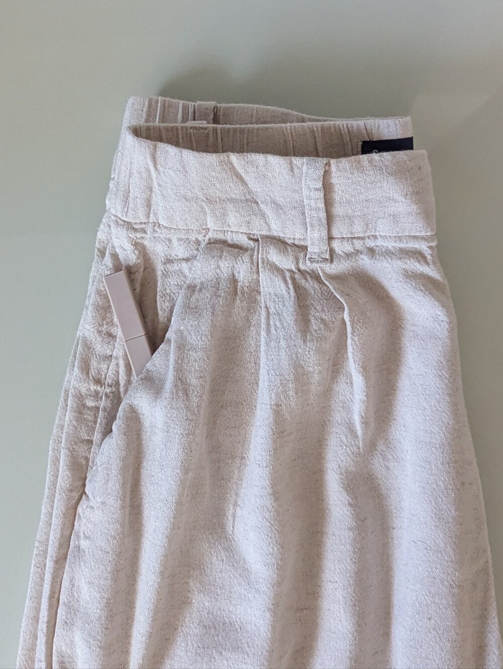 Hollister Ultra High-Rise Wide Leg Linen Pants - Picture 9 of 10